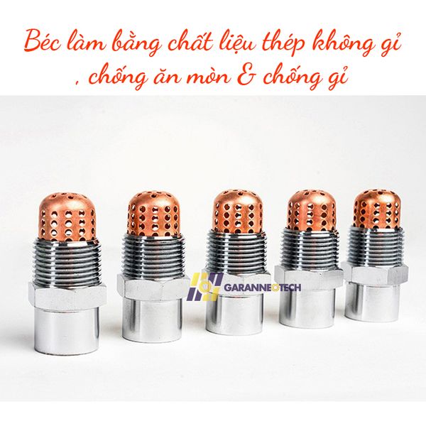 Vòi Phun Chữa Cháy ZSTWB Chất Liệu (Đồng, Inox 304) Có Lưới Lọc Góc Phun 90° - 120°