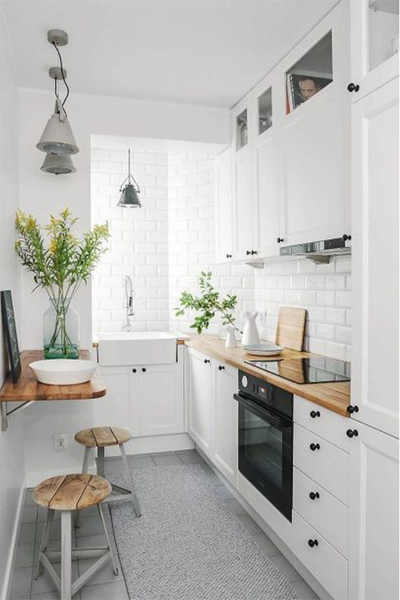 Mẫu thiết kế phòng bếp căn hộ chung cư hiện đại, đẹp và nhỏ gọn ...