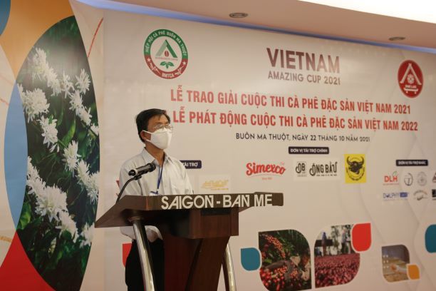 Lễ trao giải cuộc thi cà phê đặc sản Việt Nam 2021 và Phát động cuộc thi cà phê đặc sản Việt Nam 2022