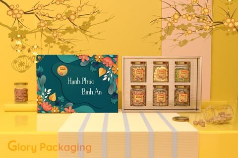 Các mẫu hộp quà tết đẹp năm 2022 Nhâm Dần của Glory Packaging.