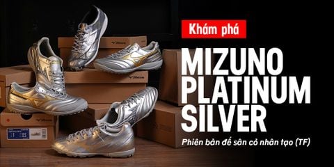 Bộ sưu tập “Mizuno Platinum Silver” phiên bản đế sân cỏ nhân tạo TF: Khi triết lý thủ công chạm đến từng đường nét thiết kế