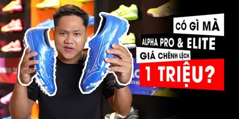 So sánh 2 phiên bản Elite và Pro của dòng giày đá bóng Mizuno Alpha