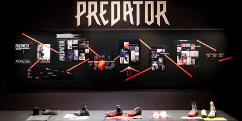 Sự phát triển không ngừng của silo giày đá bóng adidas Predator