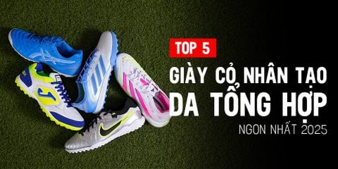 Top 5 mẫu giày đá bóng sân cỏ nhân tạo da tổng hợp tốt nhất 2025