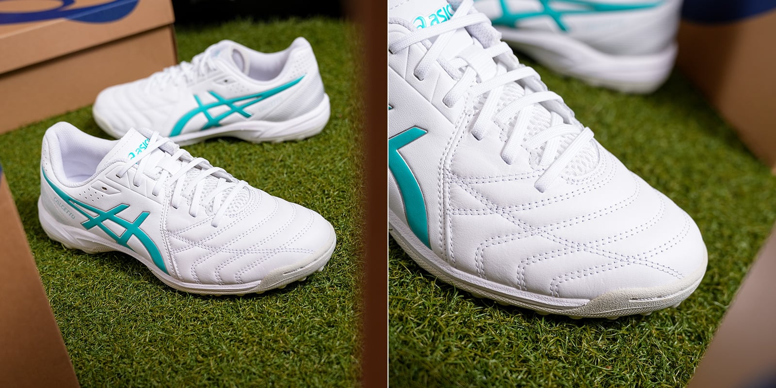 Giày đá bóng chính hãng Asics Calcetto K Leather WD 9 TF