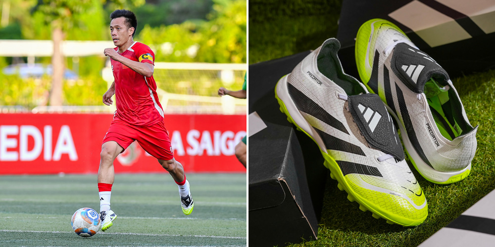 Soi giày các tuyển thủ QGVN trên sân 7