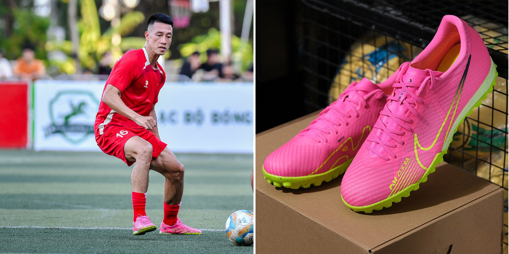 Soi giày các tuyển thủ QGVN trên sân 7