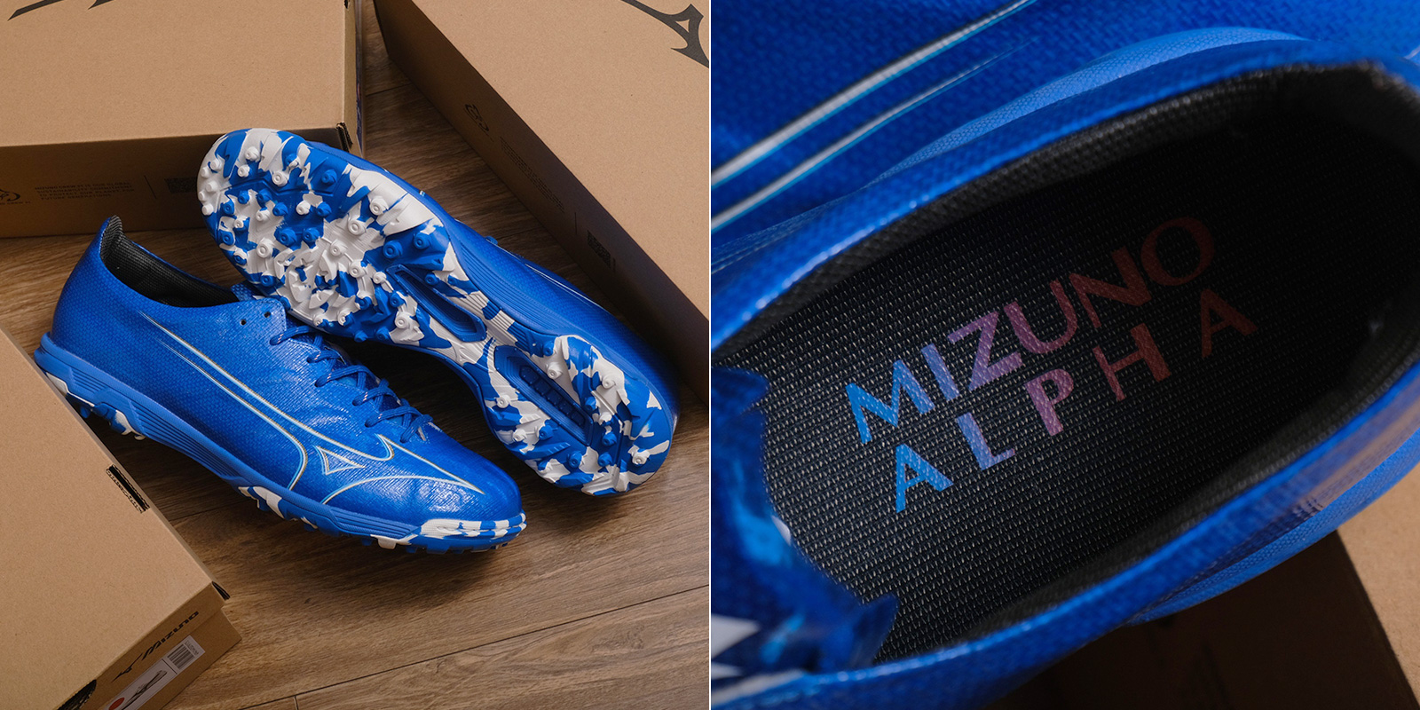 GIÀY CỎ NHÂN TẠO MIZUNO ALPHA ELITE AS - P1GD246227 - XANH