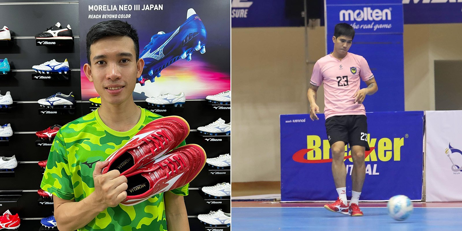 GIÀY ĐÁ BÓNG SÂN FUTSAL MIZUNO MORELIA SALA ELITE IN - Q1GA221060