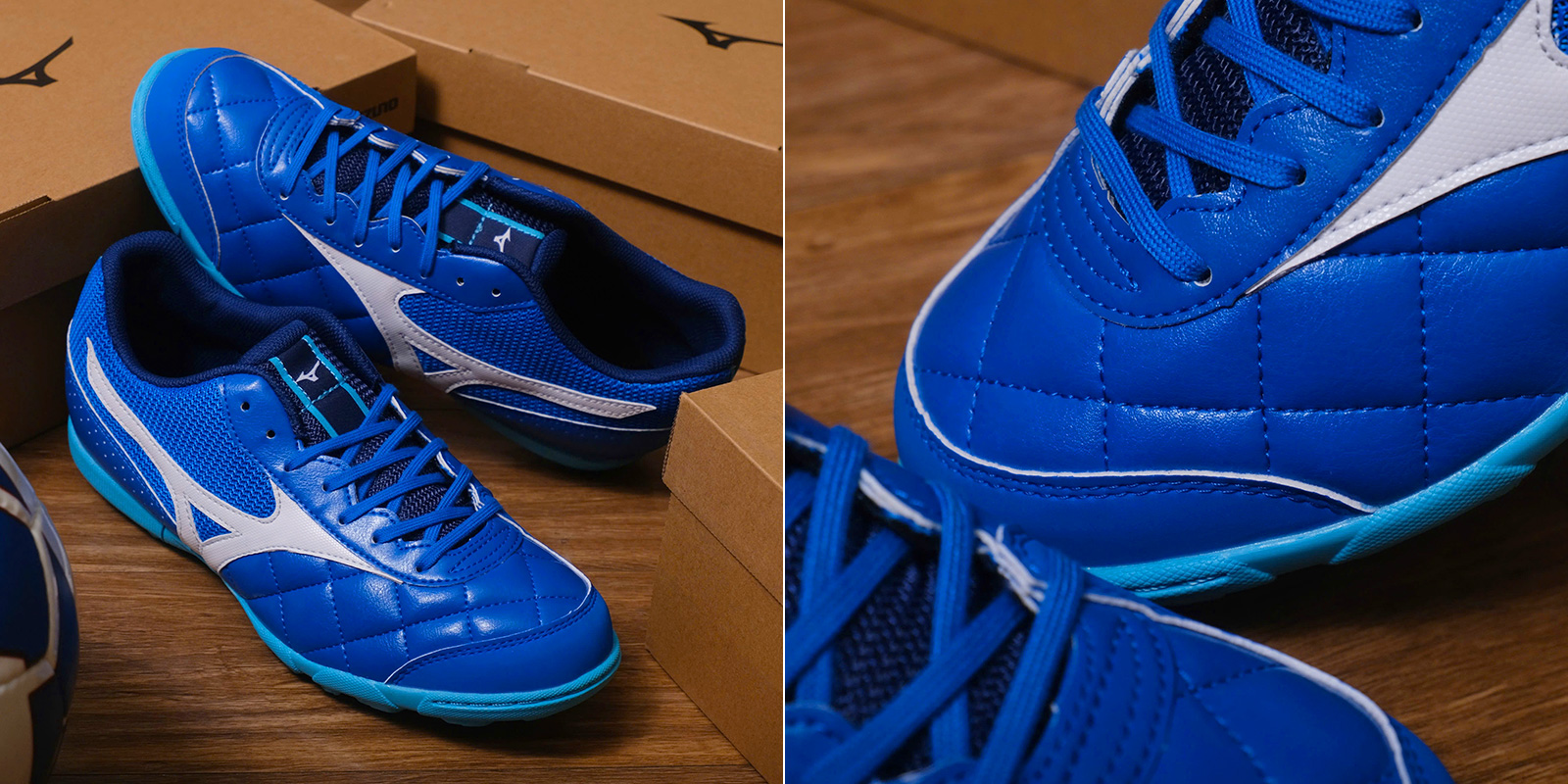 シューズ・サンダルその他 MIZUNO Public Morelia Sala Club TF Blue White Q1GB241603 MIZUNO Public Morelia Sala Club TF Blue White Q1GB241603