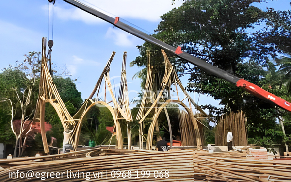 Nhà tre trúc Kiến trúc truyền thống độc đáo của Việt Nam
