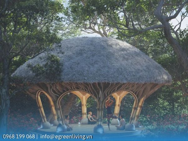 Bungalow từ cây tre tầm vông độc đáo
