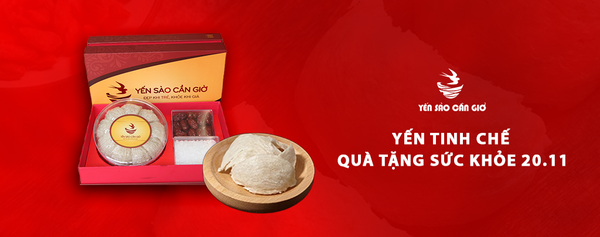 YẾN TINH CHẾ - MÓN QUÀ SỨC KHỎE TRI ÂN THẦY CÔ DỊP 20/11