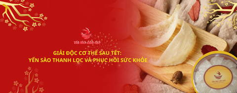 Giải Độc Cơ Thể Sau Tết: Yến Sào Thanh Lọc Và Phục Hồi Sức Khỏe
