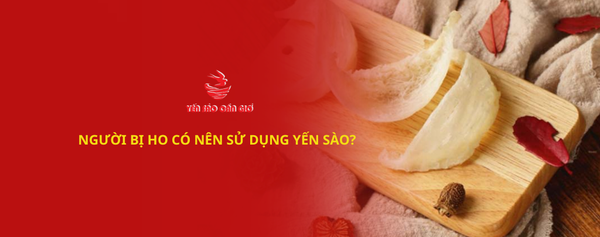 BỊ HO CÓ NÊN ĂN YẾN SÀO?