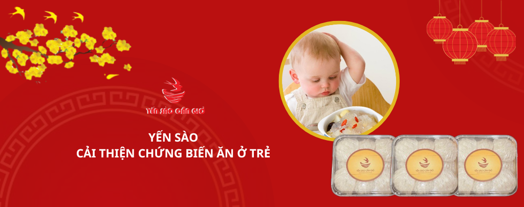 Yến Sào - Cải thiện chứng biếng ăn ở trẻ