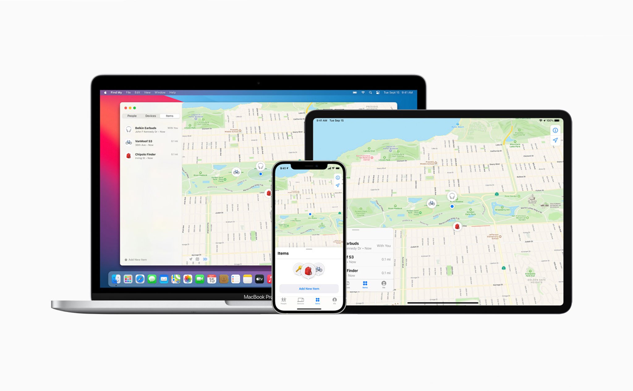 Apple cập nhật hệ thống Find My, cho phép hiển thị các thiết bị của bên thứ ba