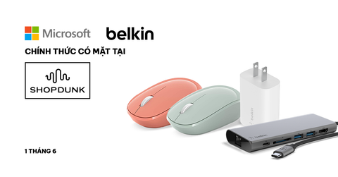 Belkin và Microsoft chính thức ra mắt tại ShopDunk