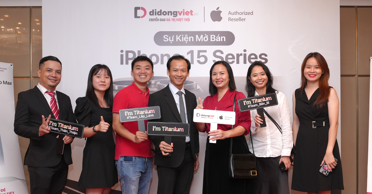 iPhone 15 has officially sold at Didongviet
