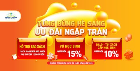 Tưng bừng hè sang, ưu đãi ngập tràn cùng Sách Khánh Hòa!