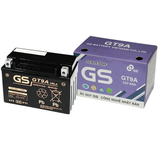 bình ắc quy gs gt9a 12v-9ah