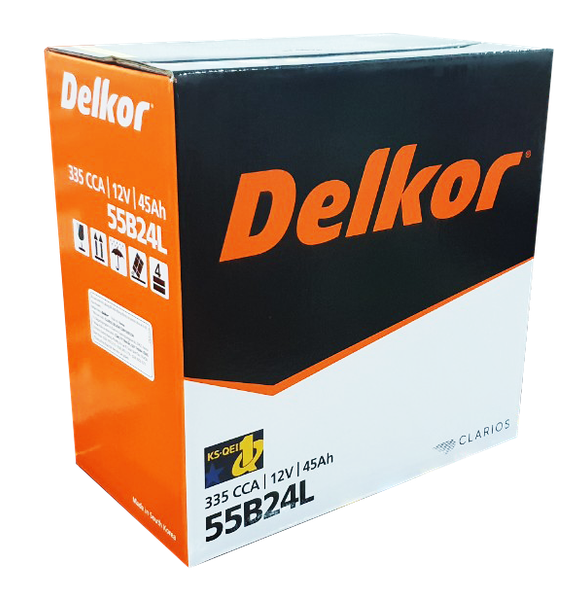 ắc quy DELKOR 55B24L 12V-45AH