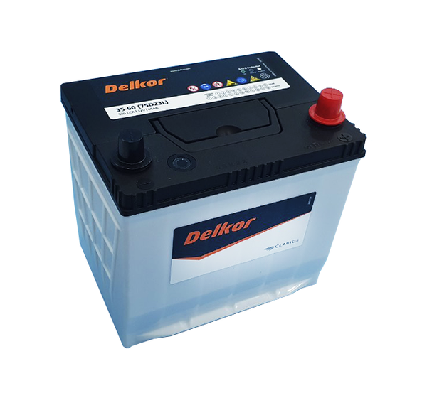 ắc quy delkor 75d23l 12v-65ah
