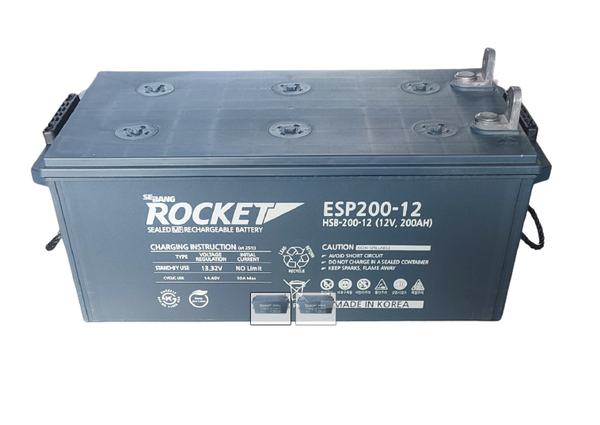 ắc quy rocket esp200-12 (12v-200ah)