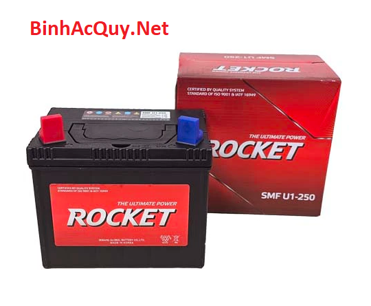 ắc quy rocket u1-250 12v-26ah