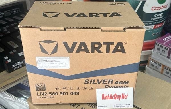 Ắc quy Varta AGM LN2 12V-60Ah