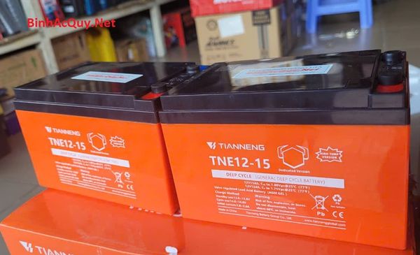 ắc quy xe đạp điện TNE12-15 (12V-15AH)
