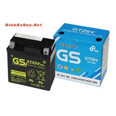 bình gs gtz6v (12v-5ah) thay cho xe ablare 2014 đến 2022