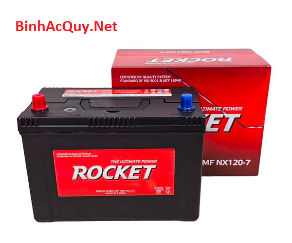 bình ắc quy rocket smf nx120-7 12v-90ah