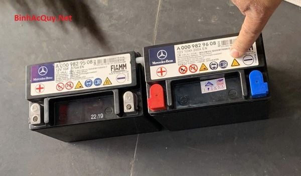 Bình phụ thay thế xe mecdecbenz V250 12V-12AH