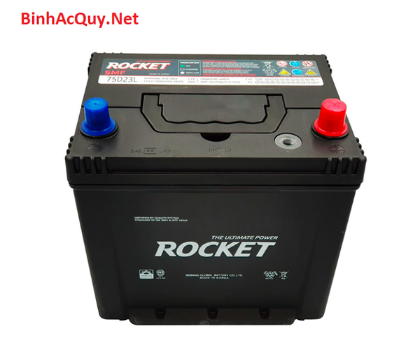 ắc quy rocket 575d23l 12v-65ah