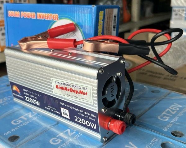 bộ chuyển nguồn 12v to 220v công suất 2200w
