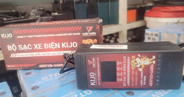 Bộ sạc ắc quy xe đạp điện 48v-12ah chính hãng