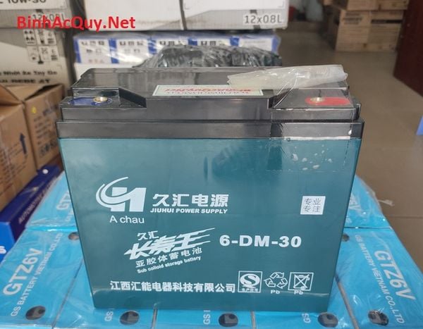 Ắc quy xe Máy điện Cửu Hội 6-DM-30 12V-30AH