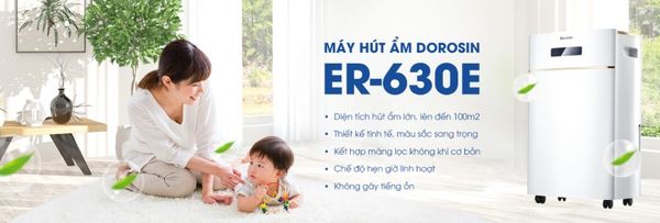 máy hút ẩm dorosin gia đình er-630