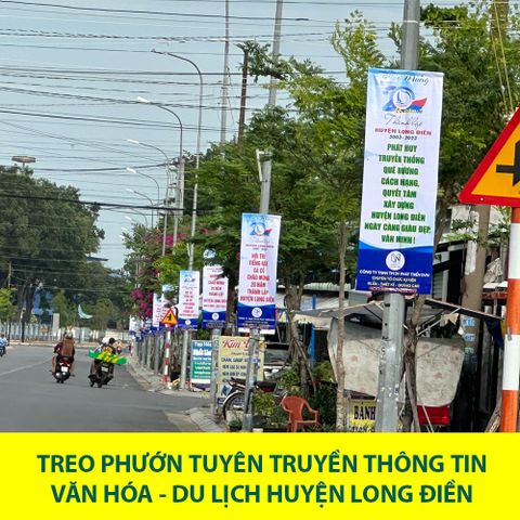 TREO PHƯỚN QUẢNG BÁ THÔNG TIN VĂN HÓA - DU LỊCH HUYỆN LONG ĐIỀN