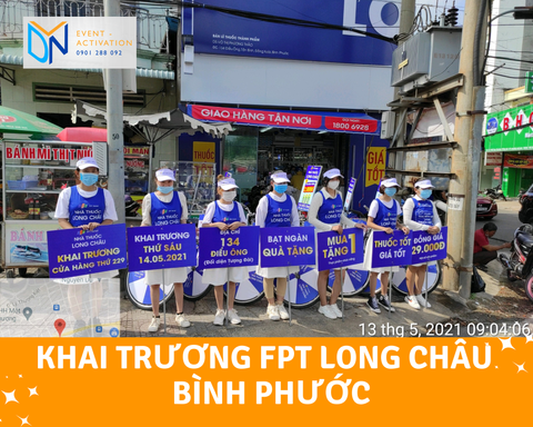 TỔ CHỨC KHAI TRƯƠNG TRỌN GÓI TẠI BÌNH PHƯỚC - NHÀ THUỐC FPT LONG CHÂU