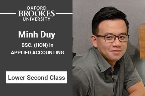 Minh Duy - BSc. (Hon) - Lower Second Class