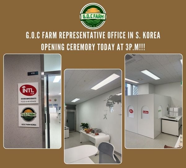 G.O.C FOOD GROUP CHÍNH THỨC MỞ CỬA VĂN PHÒNG ĐẠI DIỆN TẠI HÀN QUỐC