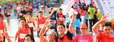 Jump Arena Đồng Hành Cùng Giải Techcombank Marathon 2021 