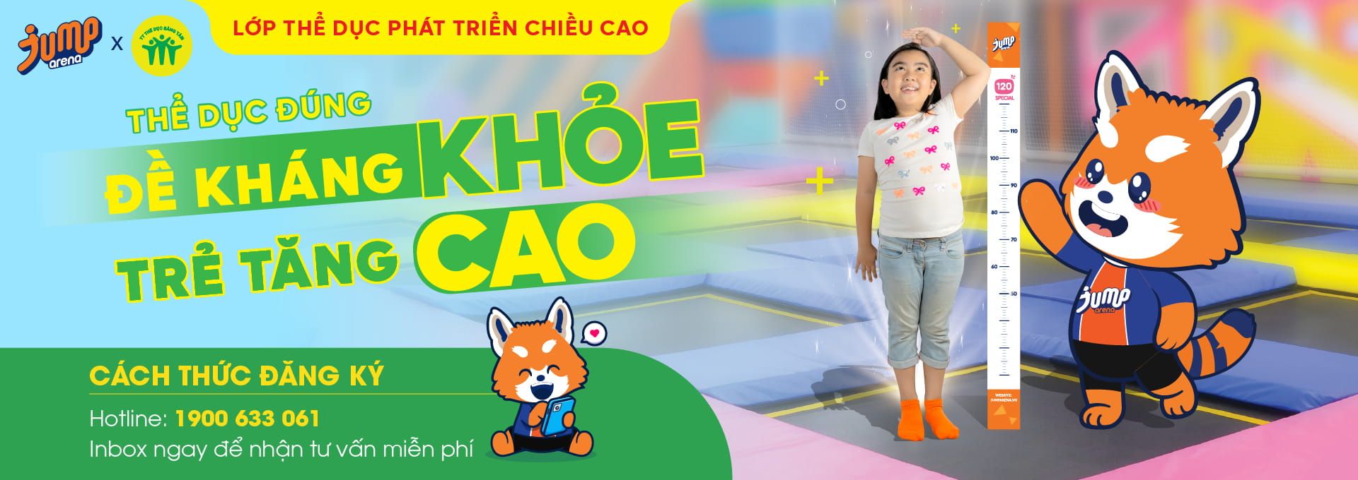 Lớp thể dục phát triển chiều cao