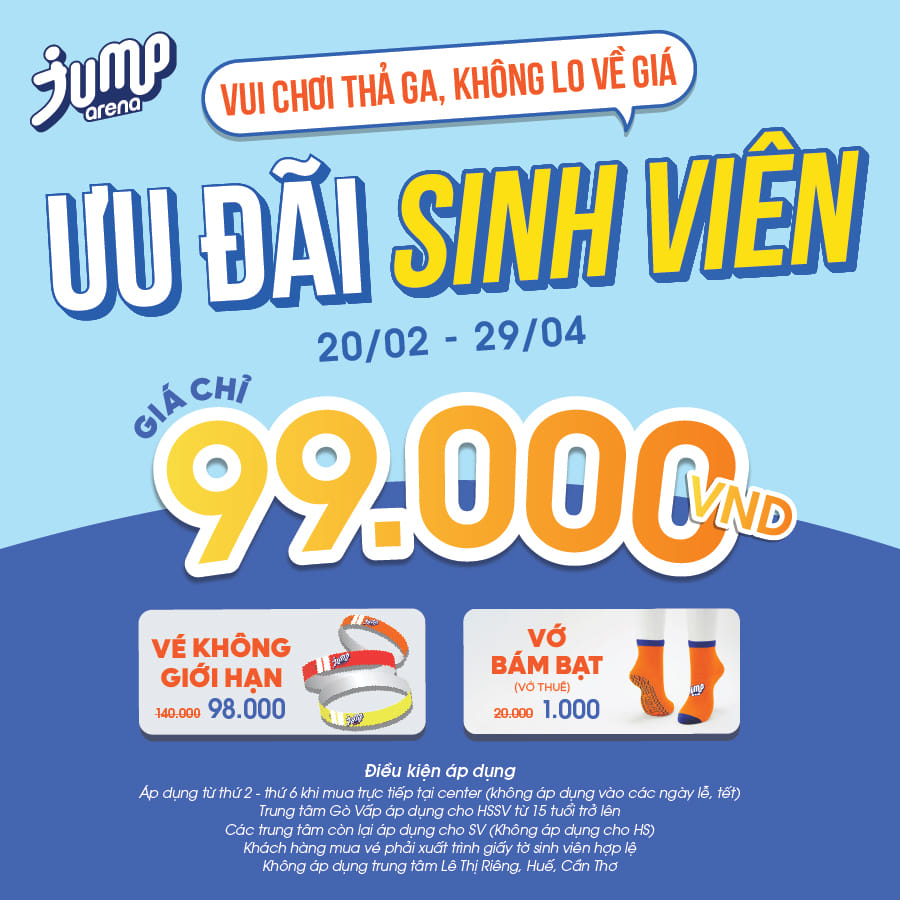 Ưu Đãi Học Sinh Sinh Viên - Chỉ 99K