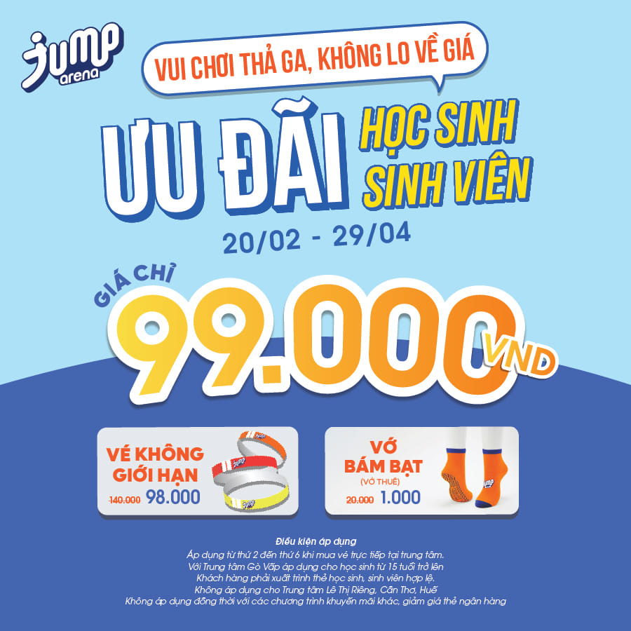 Ưu Đãi Học Sinh Sinh Viên - Chỉ 99K