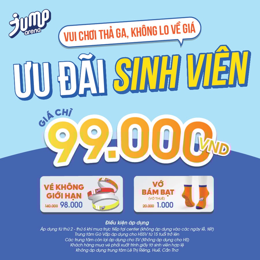 Ưu Đãi Học Sinh Sinh Viên - Chỉ 99K