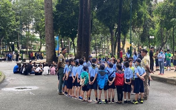 Địa điểm tổ chức hoạt động ngoại khóa cho học sinh ở Sài Gòn - Công viên Tao Đàn