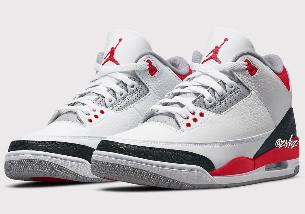 Nike cho ra mắt phiên bản Retro Jordan 3 '' Fire Red 